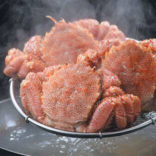 北海道産　毛ガニ350gUP×３杯