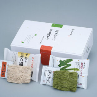 遠州喜泉庵 手折り銘茶そば・石臼碾そば8 袋